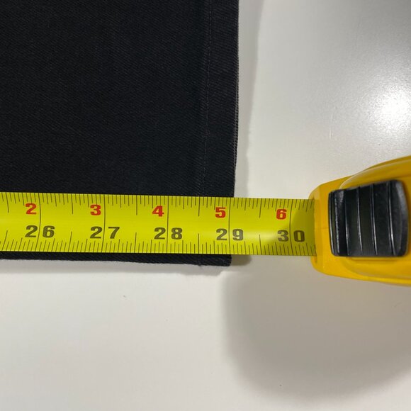 Buck Mason Button-Fly Slim Fit Stretch Denim Black Jeans Men's size 31x29 - Picture 8 of 9